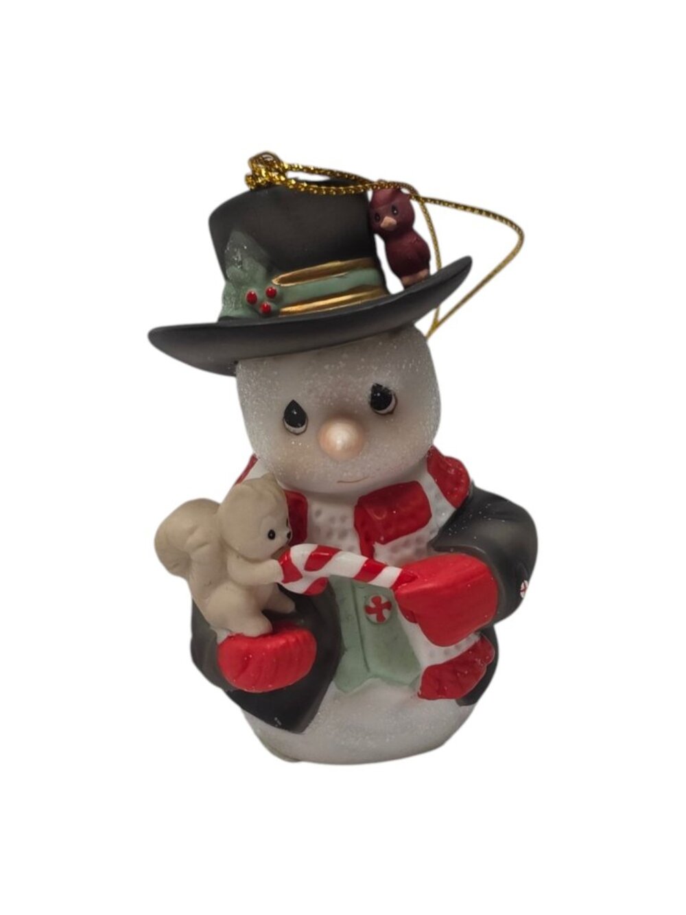 2021 Precious Moments Wishing You A Sweet Season Snowman Ornament IOB 221016